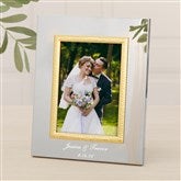 5x7 Silver/Gold Frame