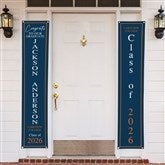 Then  Now Graduate Personalized Door Banner Set - 47895