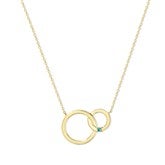 Gold Necklace- 1 Stone