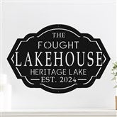 Lake House Sign-Black