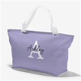 Simple Signature Personalized Tote Bag - 48086