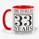 11 oz. Red Mug