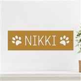 Pet Wall Sign-Gold