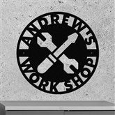 Workshop Sign-Black