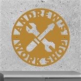 Workshop Sign-Gold