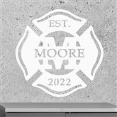 Firefighter Sign-White