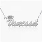 Grad Necklace-Silver