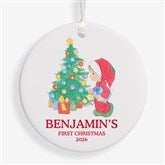 Precious Moments Holly Jolly Personalized Ornament - 48329