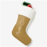 Scripted Christmas Tree Personalized Christmas Stockings - 48557
