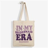 In My Bridal Party Era Personalized Canvas Tote Bags - 48658
