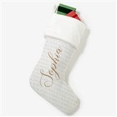 Yuletide Repeating Name Personalized Christmas Stockings - 48702