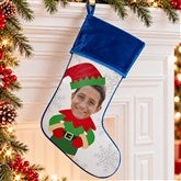 Christmas Character Personalized Photo Christmas Stockings - 48704