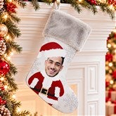 Christmas Character Personalized Photo Christmas Stockings - 48704