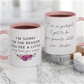 11 oz. Pink Mug