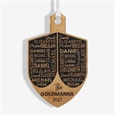 Hannukah Dreidel Personalized Wood Ornament  - 48951
