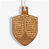 Hannukah Dreidel Personalized Wood Ornament  - 48951