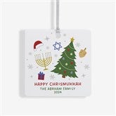 Happy Chrismukkah Personalized Ornament - 48952
