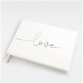 Ivory  Silver quot;Lovequot; Guest Book - 48958