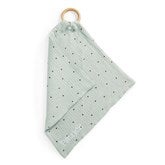 Embroidered Mini Blankie Polka Dot - 49017