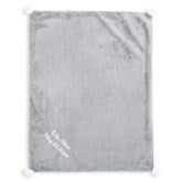 Embroidered Plush Bunny Blanket - 49018