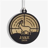 Hunting Personalized 2 Piece Wood Ornament - 49042