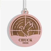 Hunting Personalized 2 Piece Wood Ornament - 49042