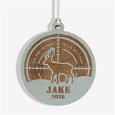 Hunting Personalized 2 Piece Wood Ornament - 49042