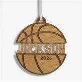 Basketball Personalized Wood Ornament - 49045