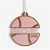 Tennis Personalized Wood Ornament - 49048