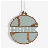 Tennis Personalized Wood Ornament - 49048