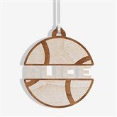 Tennis Personalized Wood Ornament - 49048