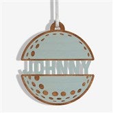 Golf Personalized Wood Ornament - 49050