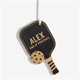 Pickleball Paddle Personalized Wood Ornament - 49052
