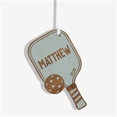 Pickleball Paddle Personalized Wood Ornament - 49052