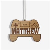 Gamer Personalized Wood Christmas Ornaments - 49053