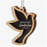 Memorial Dove Personalized Wood Ornaments - 49073