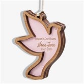 Memorial Dove Personalized Wood Ornaments - 49073