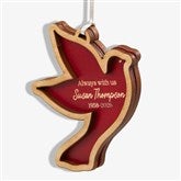 Memorial Dove Personalized Wood Ornaments - 49073