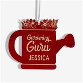 Garden Watering Can Personalized Wood Ornaments - 49076