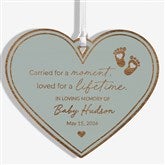 Baby Memorial Personalized Wood Ornaments - 49080