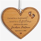 Baby Memorial Personalized Wood Ornaments - 49080