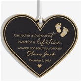 Baby Memorial Personalized Wood Ornaments - 49080