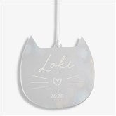 Cat Personalized Acrylic Ornament - 49084