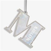 Initial and Name Personalized Acrylic Ornaments - 49086