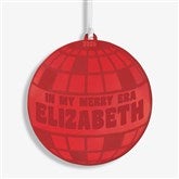 Disco Ball Personalized Christmas Ornaments - 49087