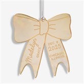 Baby Bow Personalized Acrylic Christmas Ornaments - 49088