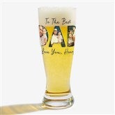 Memories with Dad Personalized Photo Printed Beer Glass - 49103