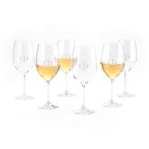 Etched Lenox Tuscany White Wine Glass Set   - 49224
