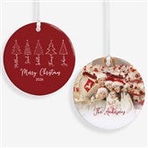 Scripted Christmas Tree Personalized Ornament - 49262