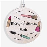Beauty Queen Makeup Personalized Christmas Ornament  - 49263